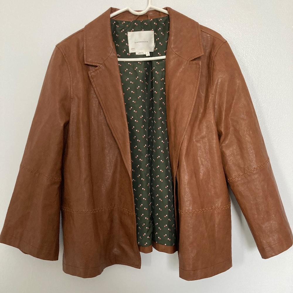 Anthropologie Hayden Faux Leather Jacket